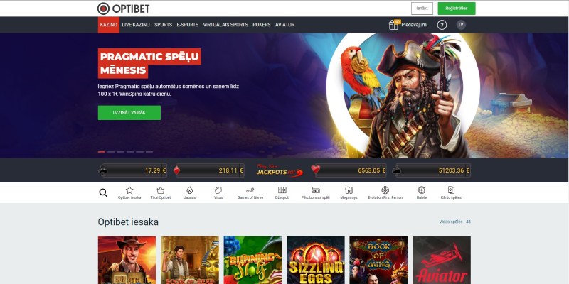 Optibet casino atsauksmes